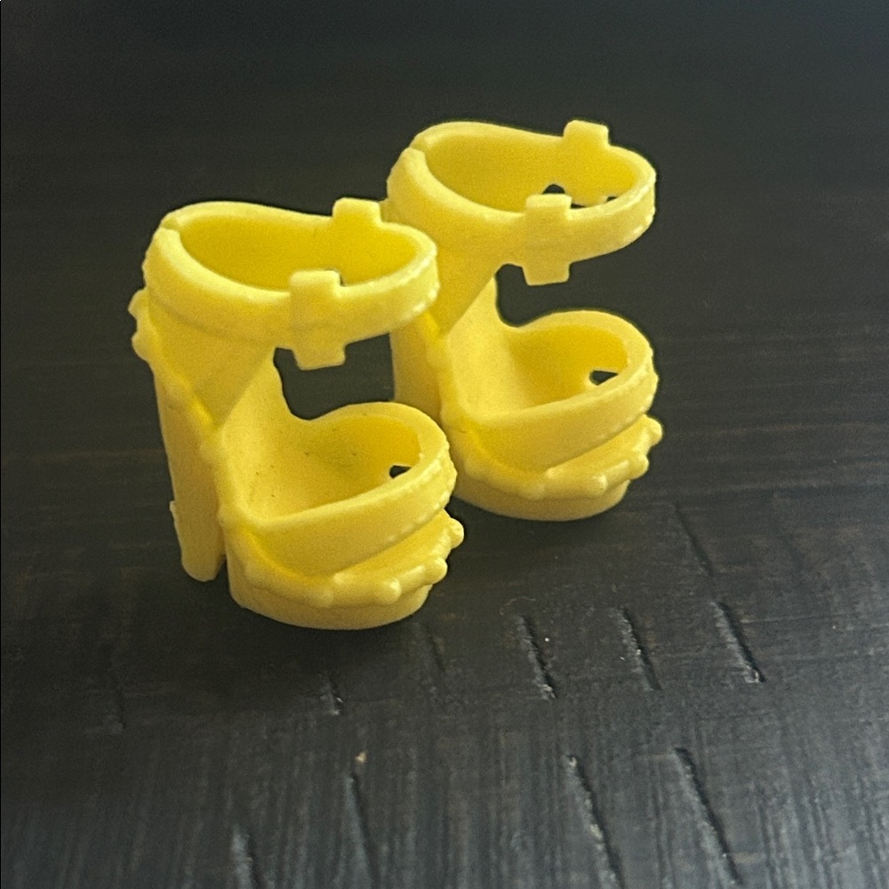 Barbie /doll yellow heels